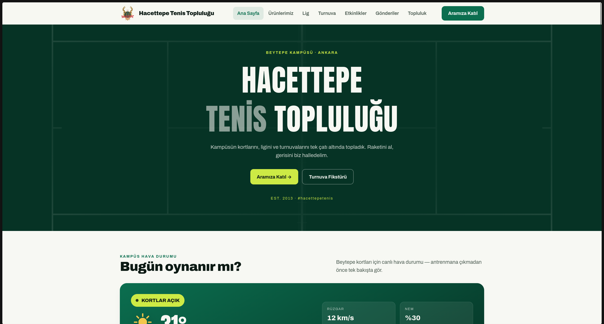 hacettepetenis.com
